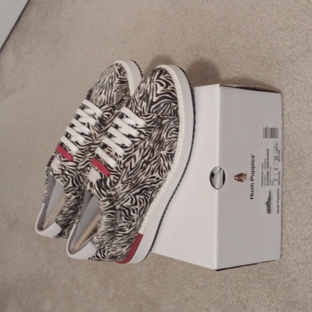 Hush puppies Sabine Zebra Print Shoes